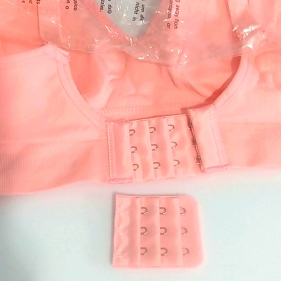 PEACH ADJUSTABLE SUPPORT COMFORT STRETCH SPORTS BRA SIZE XL NWT - Picture 7 of 11